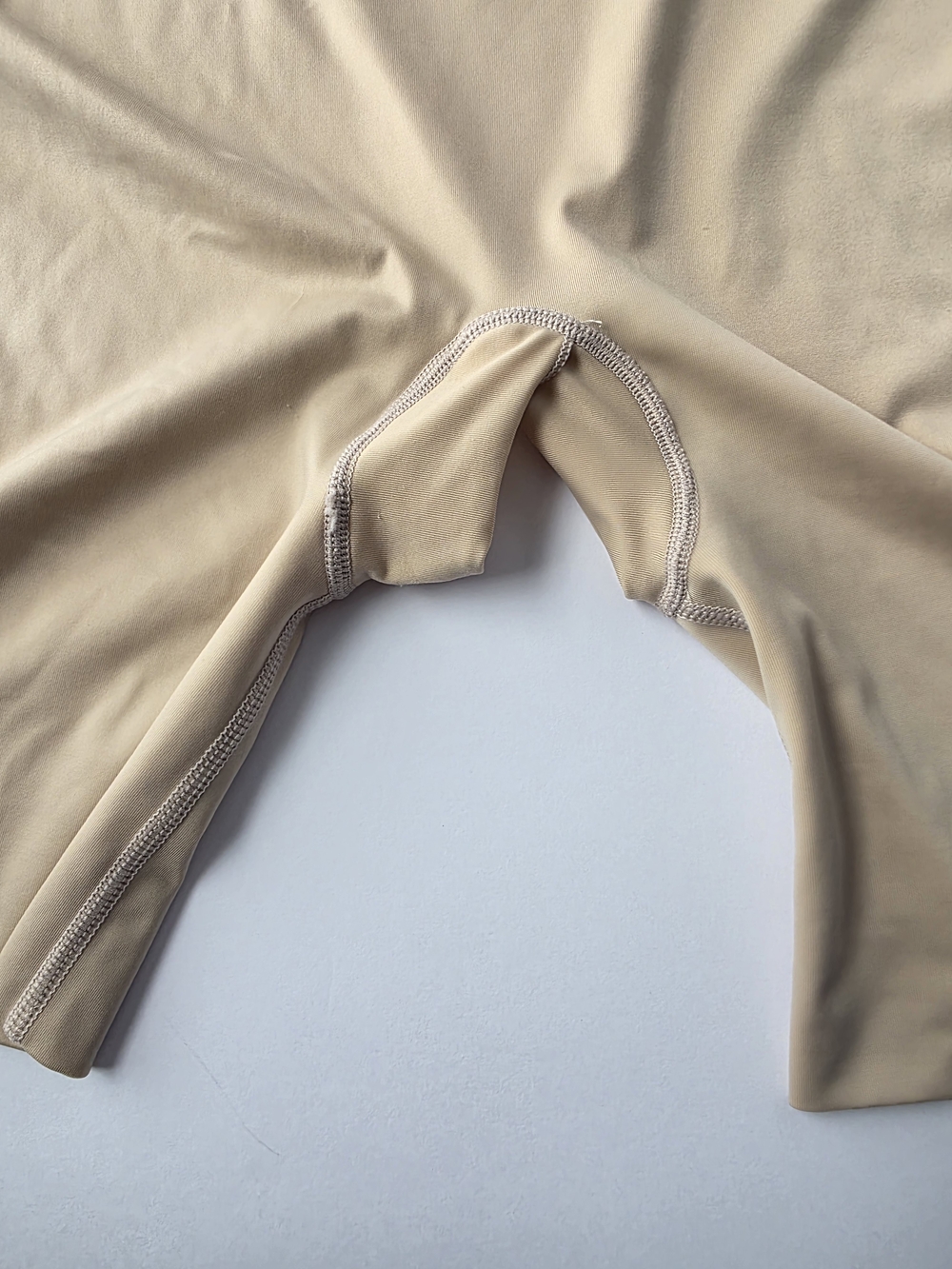 Spanx By Sara Blakely On Core Mid-Thigh Bodysuit Beige - Picture 4 of 10